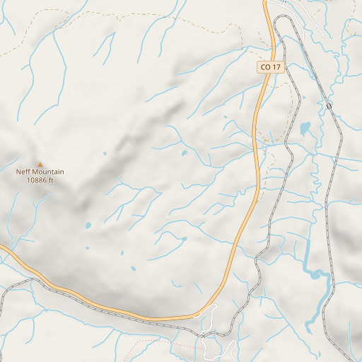 OpenStreetMap map of Neff Spring, CO