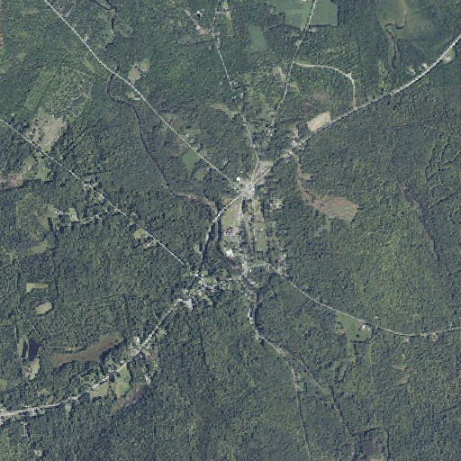 Aerial imagery of Harmony Elementary School, ME