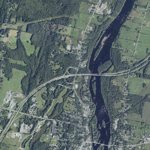 Aerial imagery of Interchange 36, ME