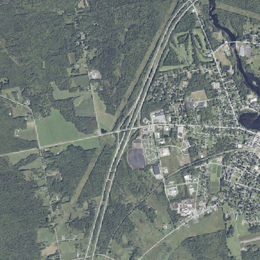 Aerial imagery of Interchange 38, ME