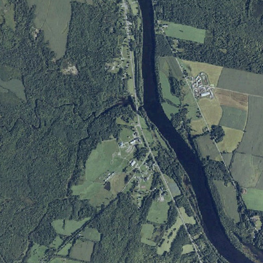 Aerial imagery of L C Bates Museum, ME