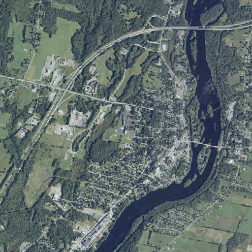 Aerial imagery of Lawrence Junior High School, ME