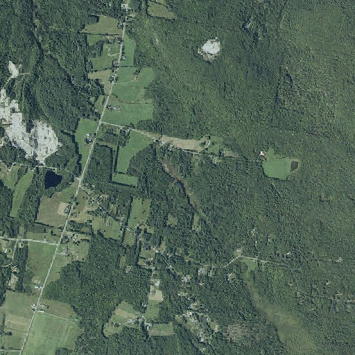 Aerial imagery of Little Pond, ME