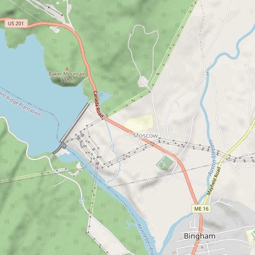 OpenStreetMap map of Moscow Elementary School, ME
