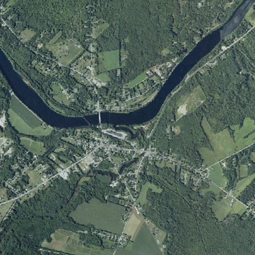 Aerial imagery of Oosoola Park, ME