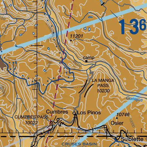 FAA VFR chart of Beaver Lake, CO