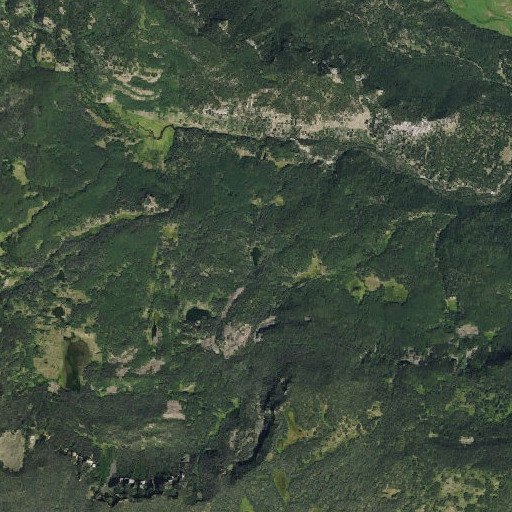 Aerial imagery of Beaver Lake, CO