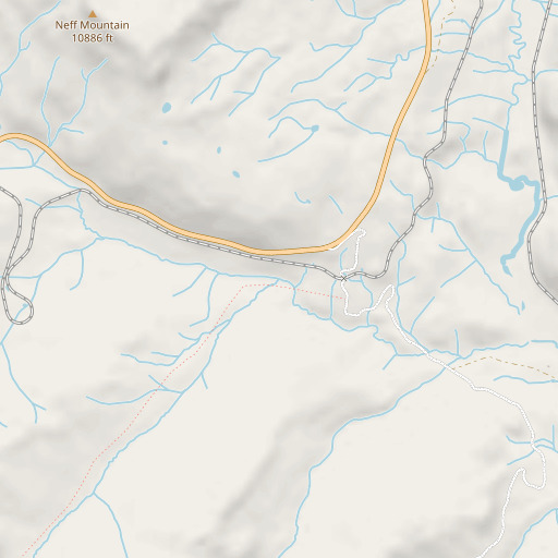 OpenStreetMap map of Dixie Creek, CO
