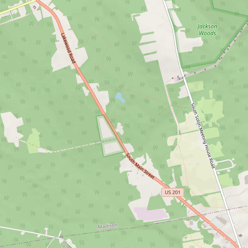 OpenStreetMap map of Yonder Hill Campground, ME
