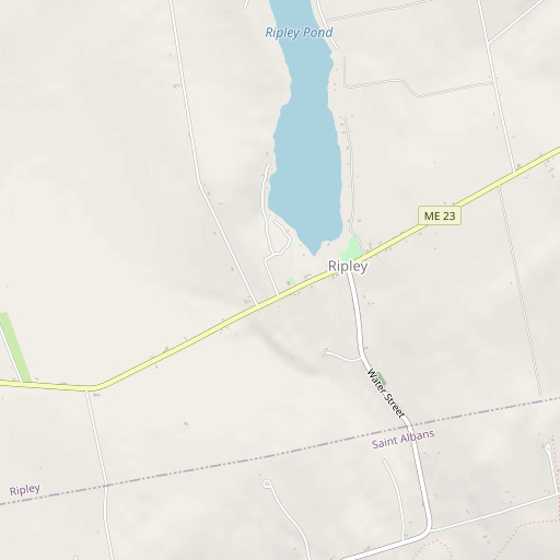 OpenStreetMap map of Courser Memorial School, ME
