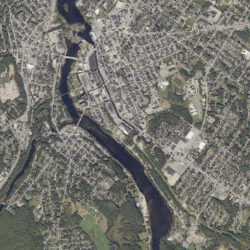 Aerial imagery of Androscoggin Mill, ME