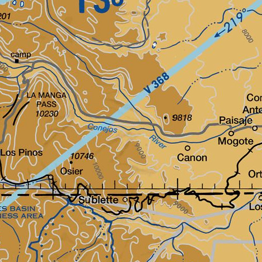FAA VFR chart of Trail Gulch, CO