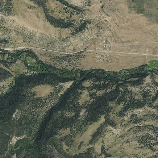 Aerial imagery of Trail Gulch, CO