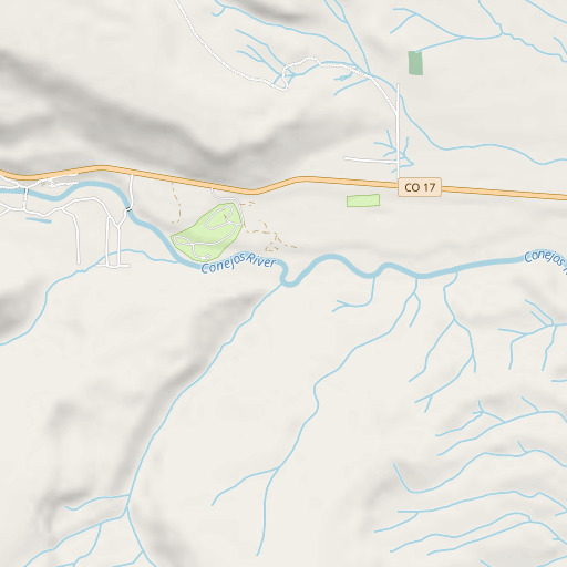 OpenStreetMap map of Trail Gulch, CO