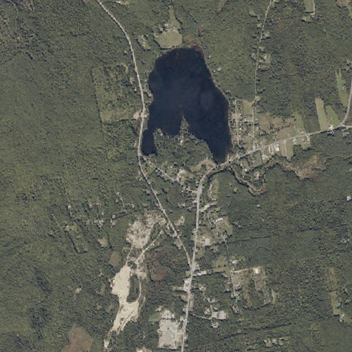 Aerial imagery of Elementary Learning Center, ME