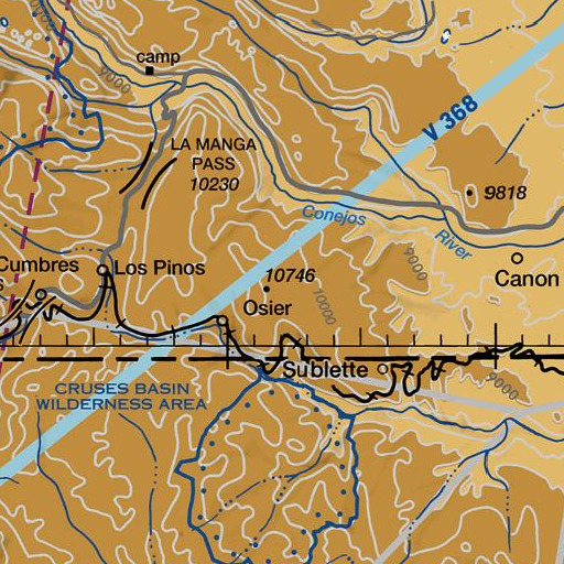 FAA VFR chart of Osier Park, CO