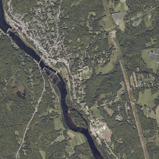 Aerial imagery of Intermediate Learning Center, ME