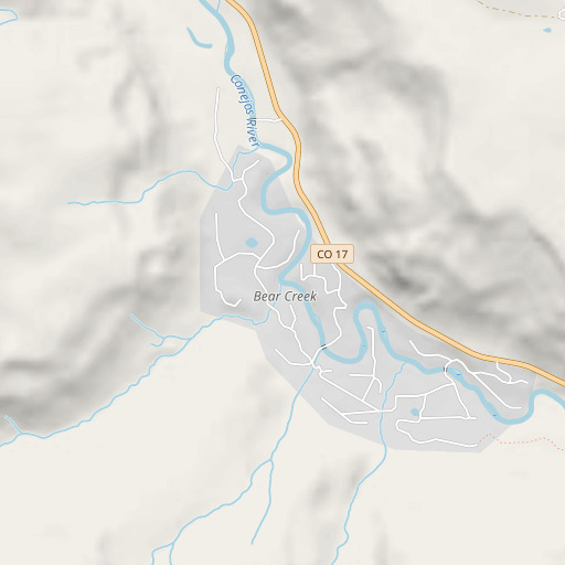 OpenStreetMap map of Sheep Creek, CO