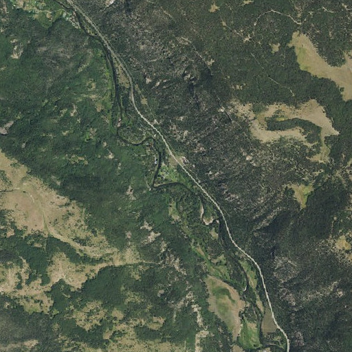 Aerial imagery of Menkhaven Ranch, CO