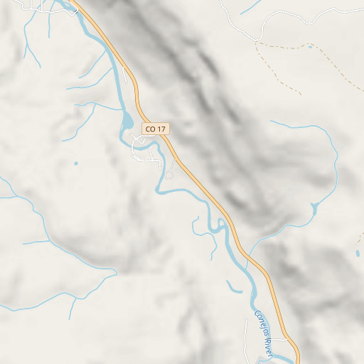 OpenStreetMap map of Menkhaven Ranch, CO
