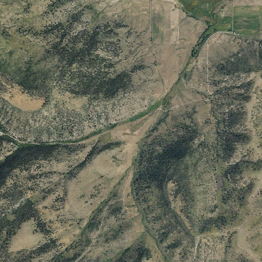 Aerial imagery of Big Corral, CO