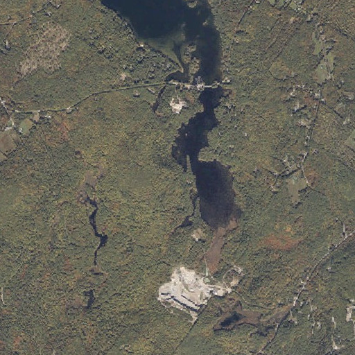 Aerial imagery of Pine Point, ME