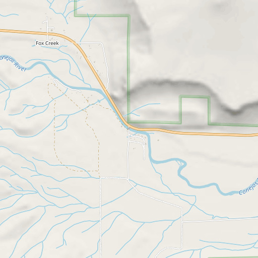 OpenStreetMap map of Broyles Bridge, CO