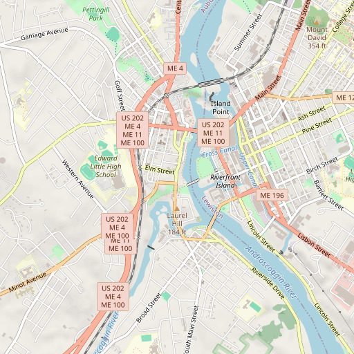 OpenStreetMap map of Saint Joseph Rectory, ME