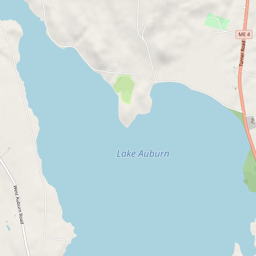 OpenStreetMap map of Salmon Point, ME