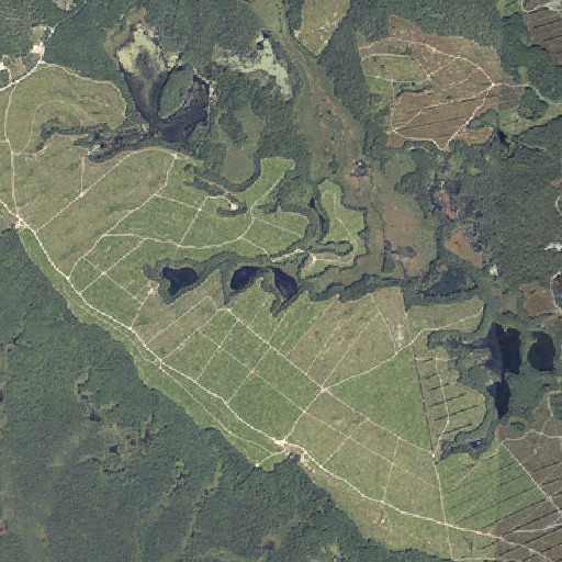 Aerial imagery of Spectacle Ponds, ME