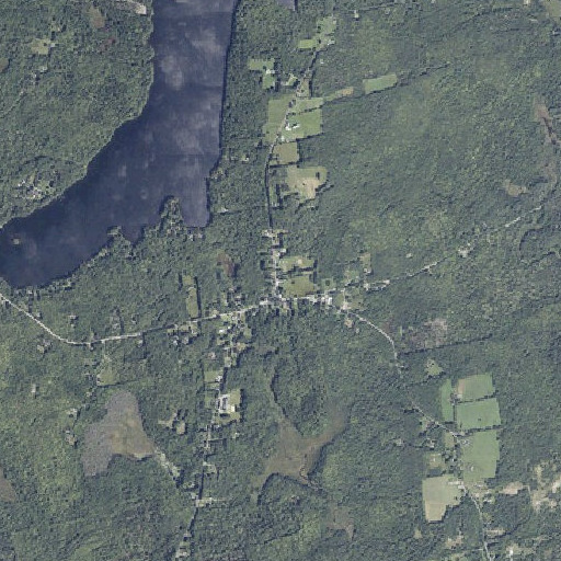Aerial imagery of Washington Post Office, ME