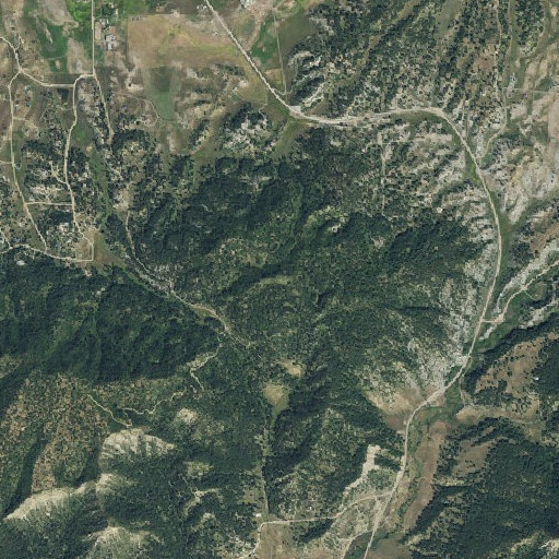 Aerial imagery of Turkey Mountain, CO