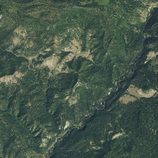 Aerial imagery of Bear Mountain, CO
