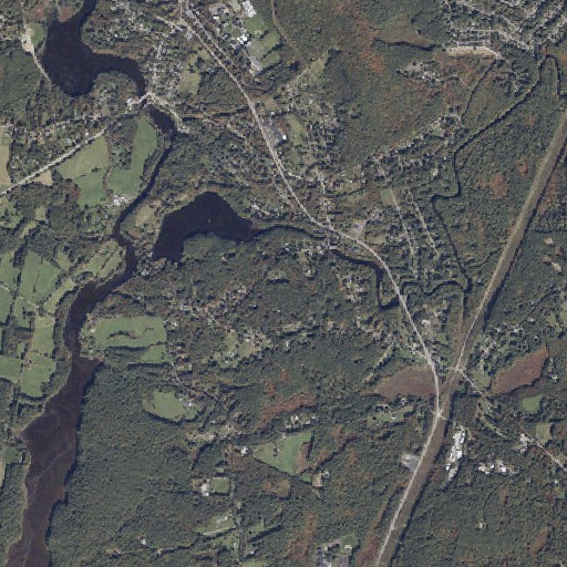 Aerial imagery of Oldfields Cemetery, ME