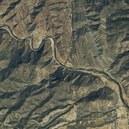 Aerial imagery of Badger Creek, CO