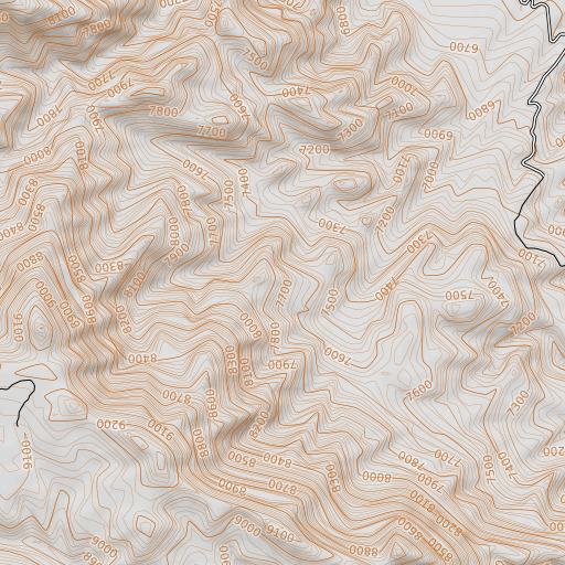 OpenTopoMap map of Sheeley Trail, CO