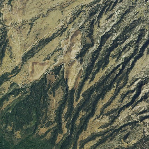 Aerial imagery of Pine Gulch Mines, CO