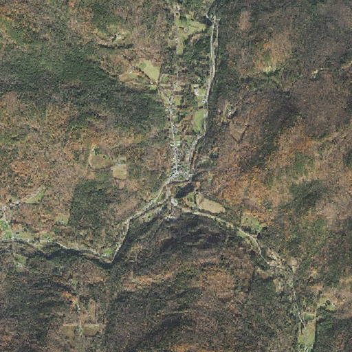 Aerial imagery of Wardsboro Post Office, VT