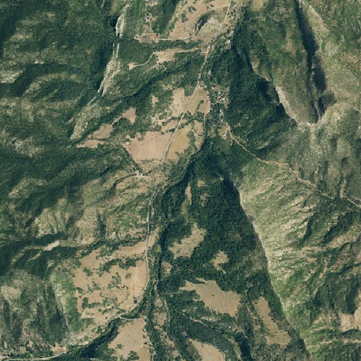 Aerial imagery of Lewis Creek, CO