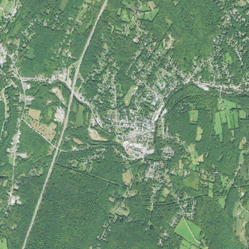 Aerial imagery of All Hallows Convent, CT