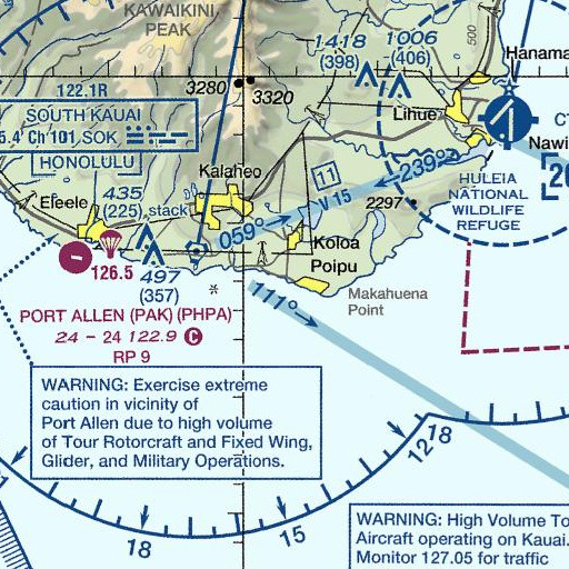 FAA VFR chart of Hoai Beach, HI