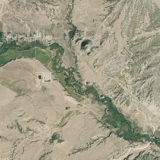 Aerial imagery of Williams Creek, CO