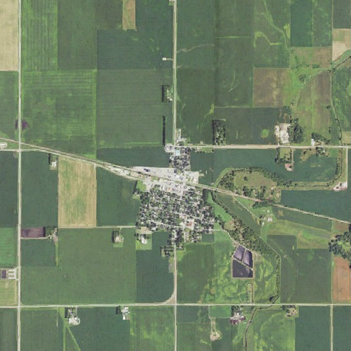 Aerial imagery of Whittemore, IA