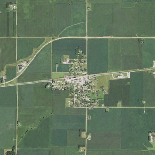 Aerial imagery of Wesley, IA