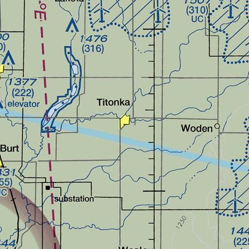 FAA VFR chart of Stateline Co-op Elevator, IA