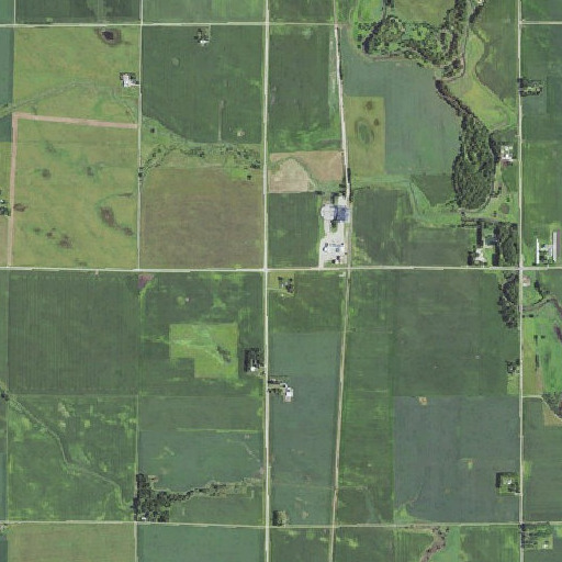 Aerial imagery of State Line Cooperative Elevator, IA