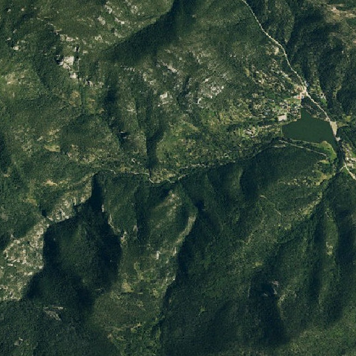 Aerial imagery of Snowslide Creek, CO
