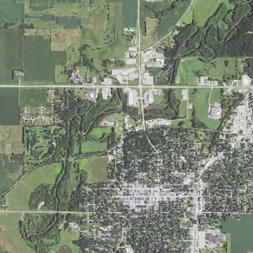 Aerial imagery of North Park, IA