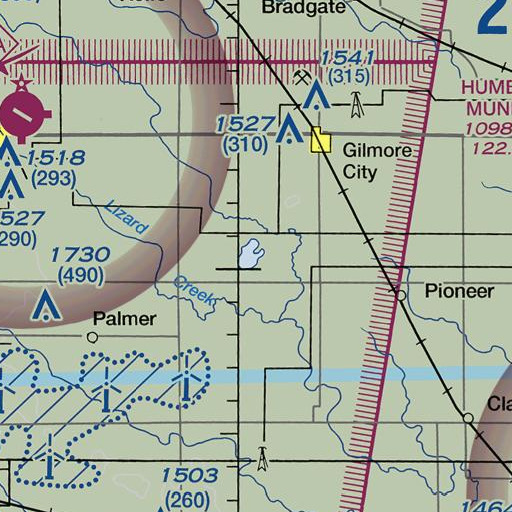 FAA VFR chart of Lizard Lake Access, IA