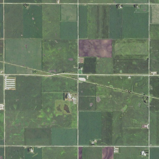 Aerial imagery of Cora, IA